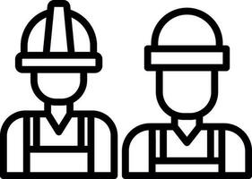 Workers  Vector Icon Design