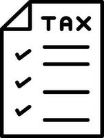 Tax Vector Icon Design