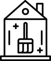 House Cleaning Vector Icon Design