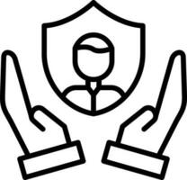 Personal Security Vector Icon Design