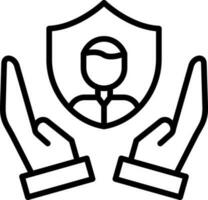 Personal Security Vector Icon Design