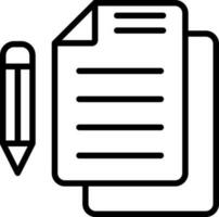 Contract Vector Icon Design