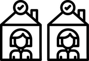 Isolation Vector Icon Design