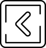 Left Arrow Vector Icon Design