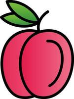 Peach Vector Icon Design