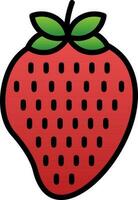 Strawberry Vector Icon Design