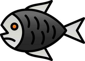 diseño de icono de vector de pescado