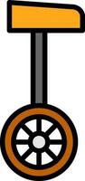 Unicycle  Vector Icon Design