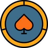 Poker Chips  Vector Icon Design