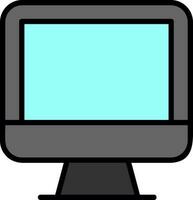 monitor vector icono diseño