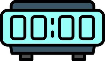 Digital Alarm Clock  Vector Icon Design