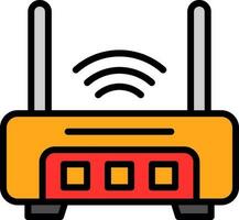 Router  Vector Icon Design