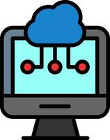 Cloud Storage  Vector Icon Design