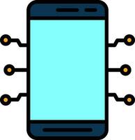 Mobile Technology  Vector Icon Design