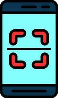 Mobile Scanner  Vector Icon Design