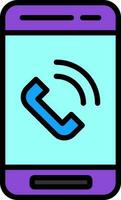 Phone Call  Vector Icon Design