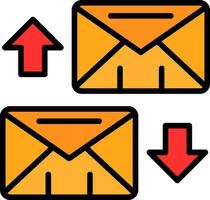 Exchange Mails  Vector Icon Design