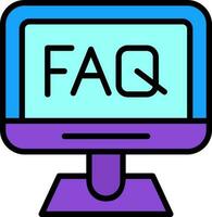 Faq  Vector Icon Design