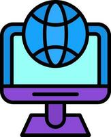 Online  Vector Icon Design