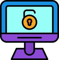 Unlock  Vector Icon Design