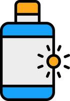 Sunscreen  Vector Icon Design