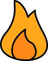 Flame  Vector Icon Design