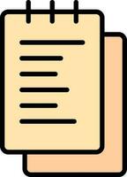 Notepad  Vector Icon Design