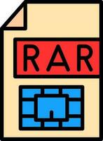 rar vector icono diseño