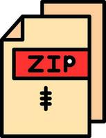 Zip  Vector Icon Design