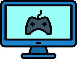 Online Game  Vector Icon Design