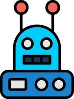 robot vector icono diseño