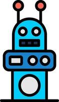 robot vector icono diseño