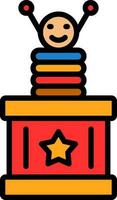 Surprise Box  Vector Icon Design