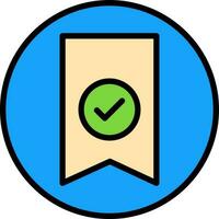 Saved  Vector Icon Design