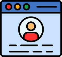 Profile  Vector Icon Design