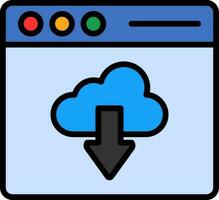 Cloud  Vector Icon Design