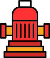 Fire Hydrant  Vector Icon Design