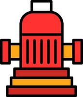 Fire Hydrant  Vector Icon Design