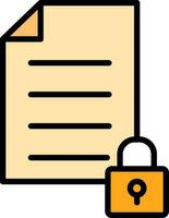 Locked Vector Icon Design