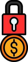 Locked Vector Icon Design