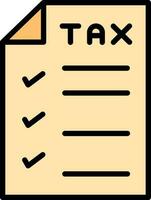 Tax Vector Icon Design