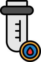 Pcr Test Vector Icon Design