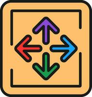 Expand Arrows Vector Icon Design