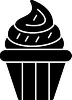 Cupcake Vector Icon Design