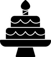 Cake Vector Icon Design