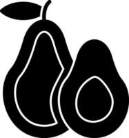 Avocado Vector Icon Design