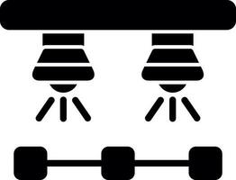 Spotlights  Vector Icon Design