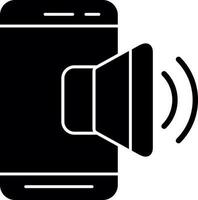 Mobile Sound  Vector Icon Design