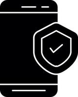 Mobile Security  Vector Icon Design