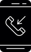 Incoming Call  Vector Icon Design